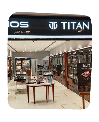 Titan 2024 watches showroom